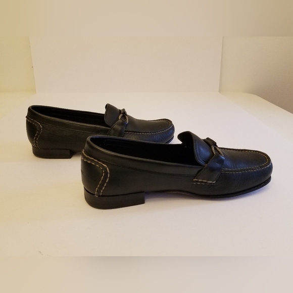H.S. Trask Men\'s Slip on Penny Loafers Black Size 9.5 W Made in Brazil main image 16
